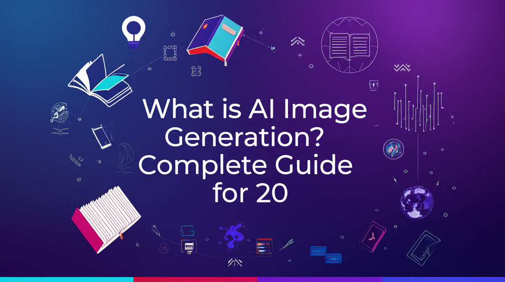 What is AI image generation -- technology guide illustration