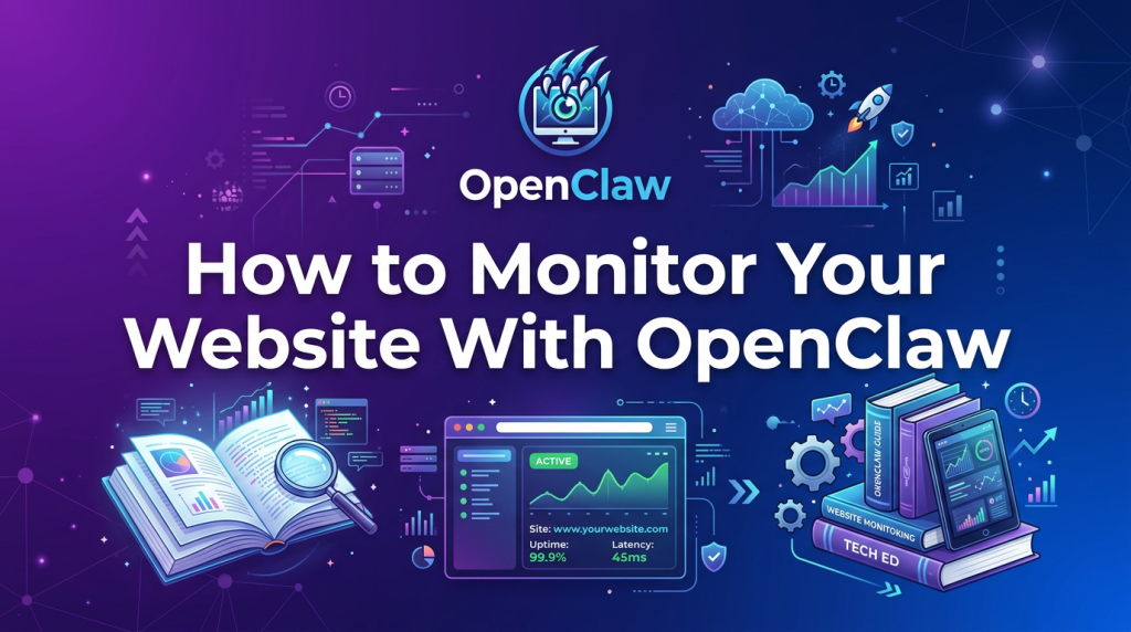 OpenClaw website monitoring — automated uptime, SSL, and performance checks